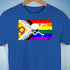 Intersex Inclusive Progress Pride Pirate Flag Premium Unisex T-Shirt - Royal Blue